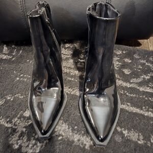 Patent leather booties size 5.5